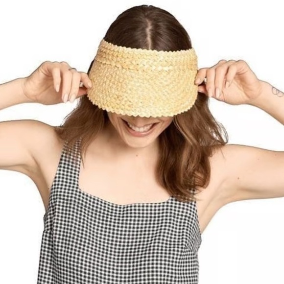 Beach Riot Straw Visor 🆕 - Picture 2 of 5